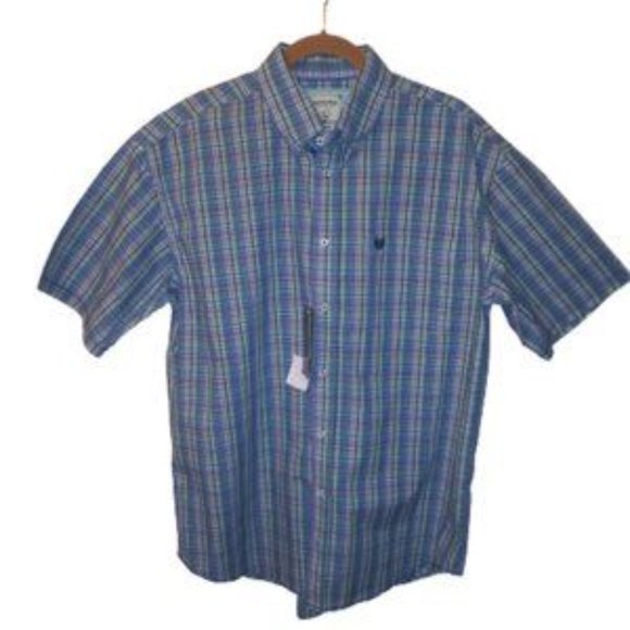 Rough Stock Panhandle Slim SS Button Down Shirt Lg NWT - Picture 7 of 7